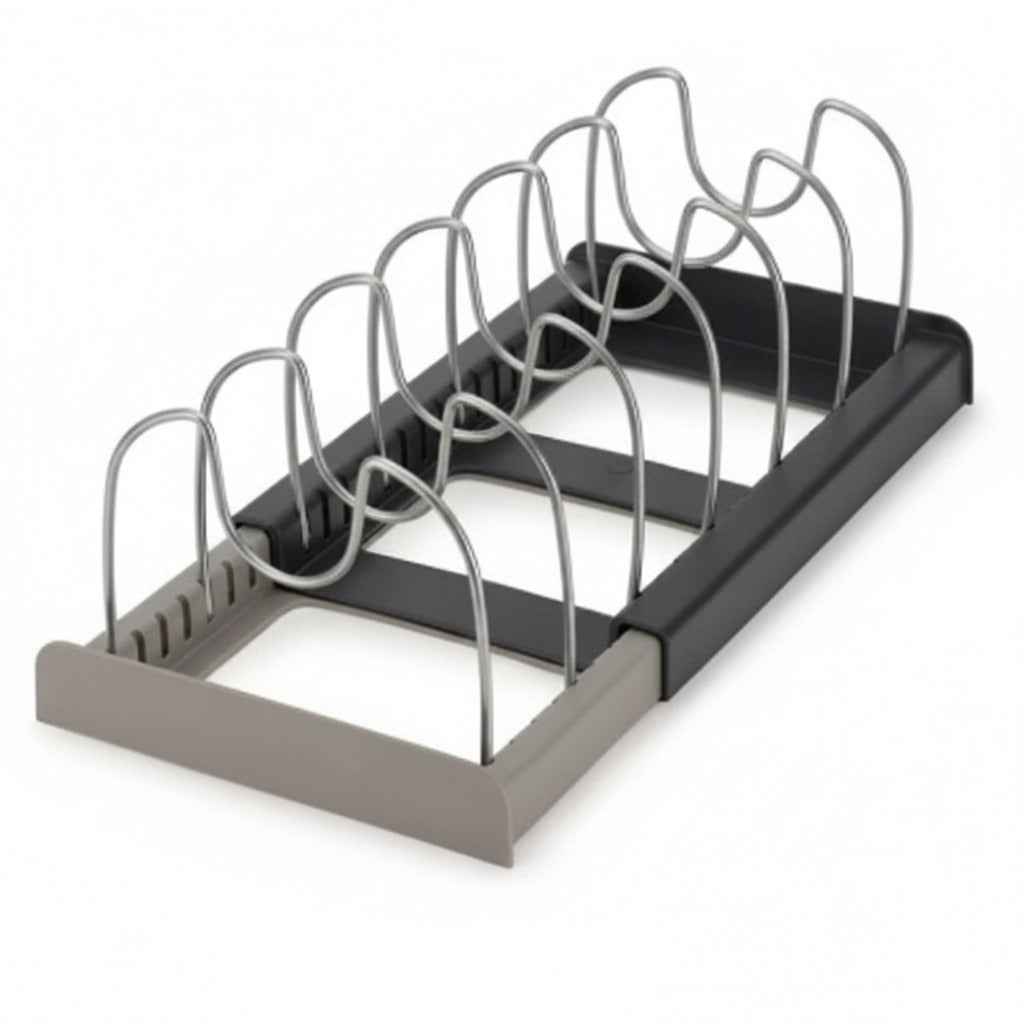 Expandable Pot Lid & Pan Organizer Rack