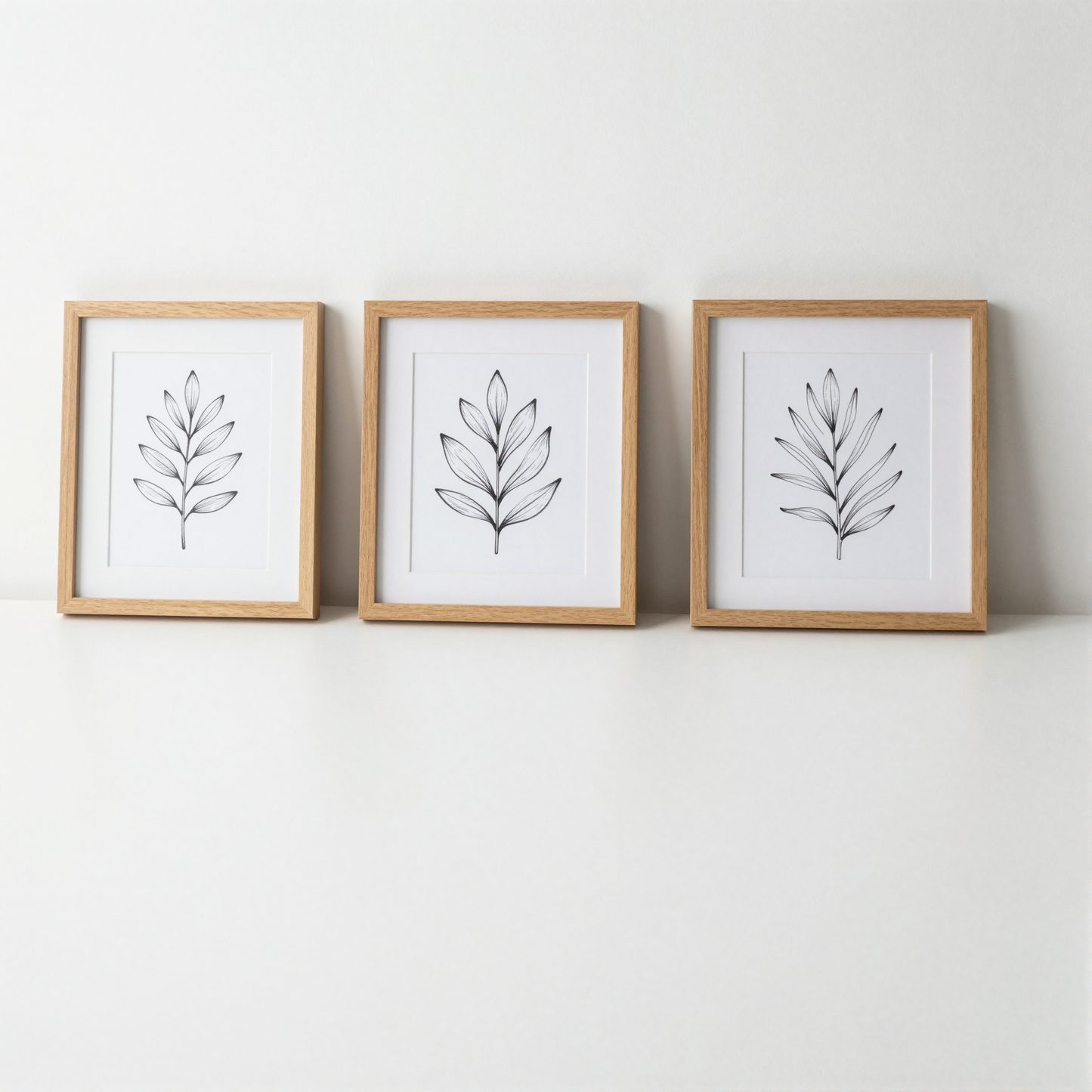 Botanical Line Art Prints detail