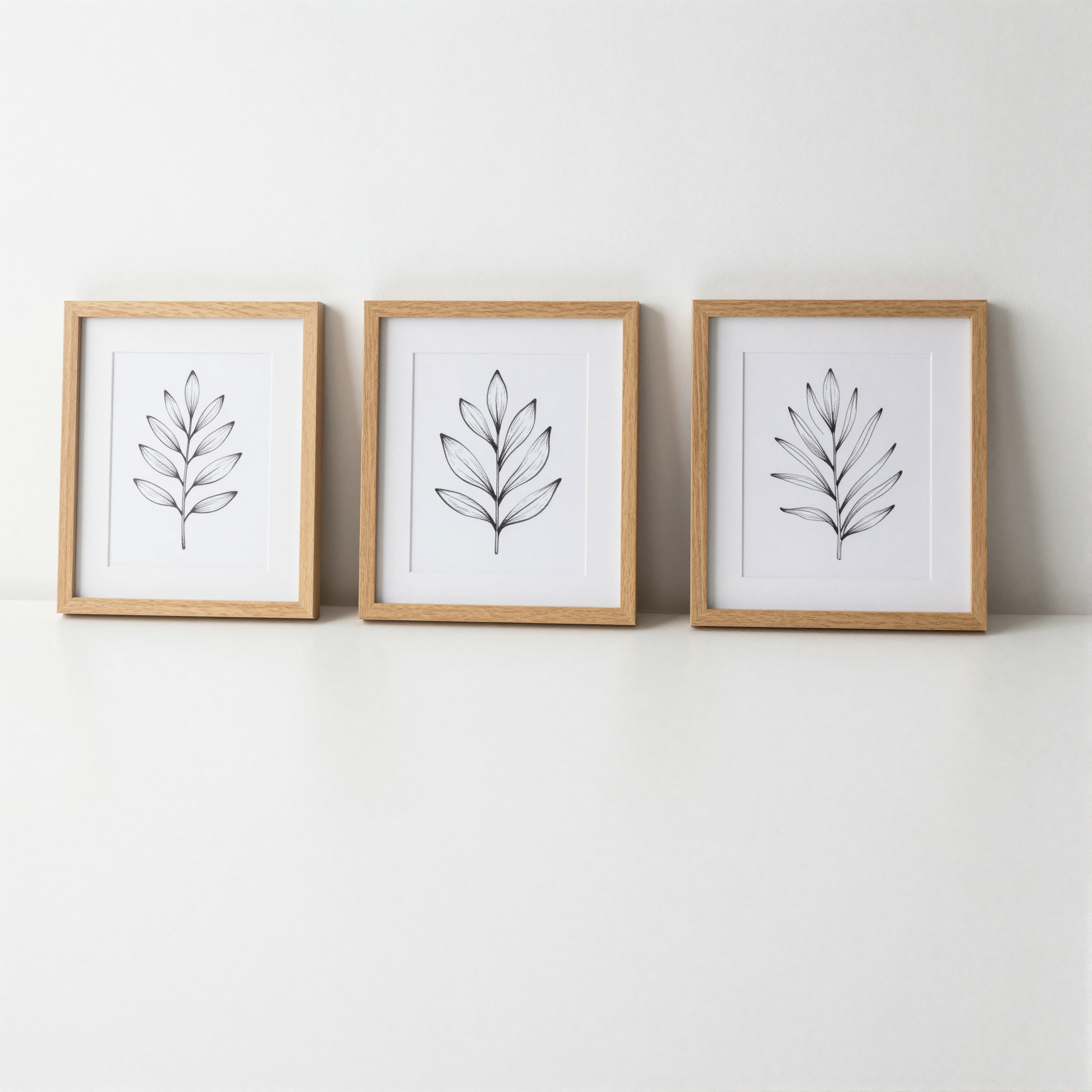 Botanical Line Art Prints detail