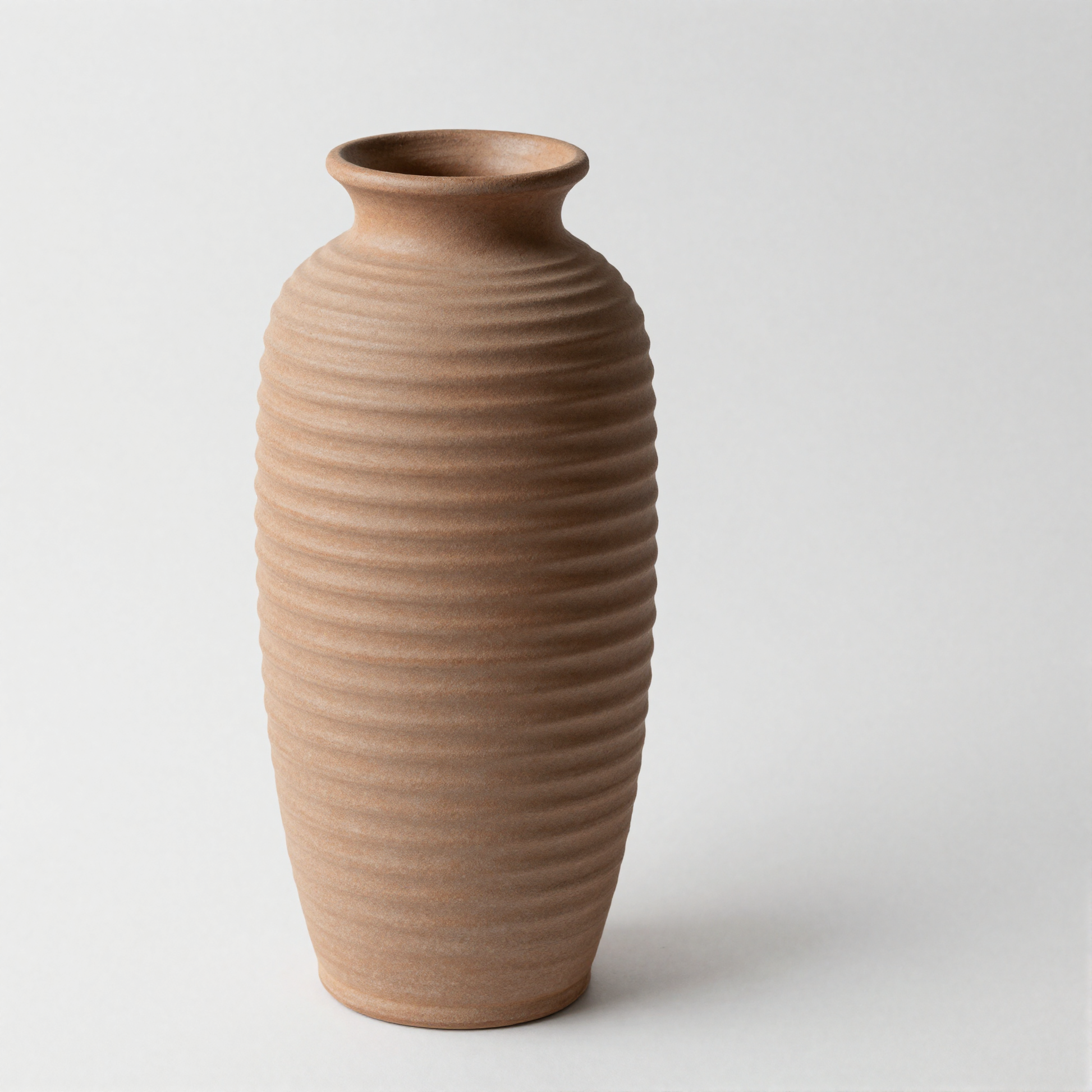 Textured Stoneware Vase clay