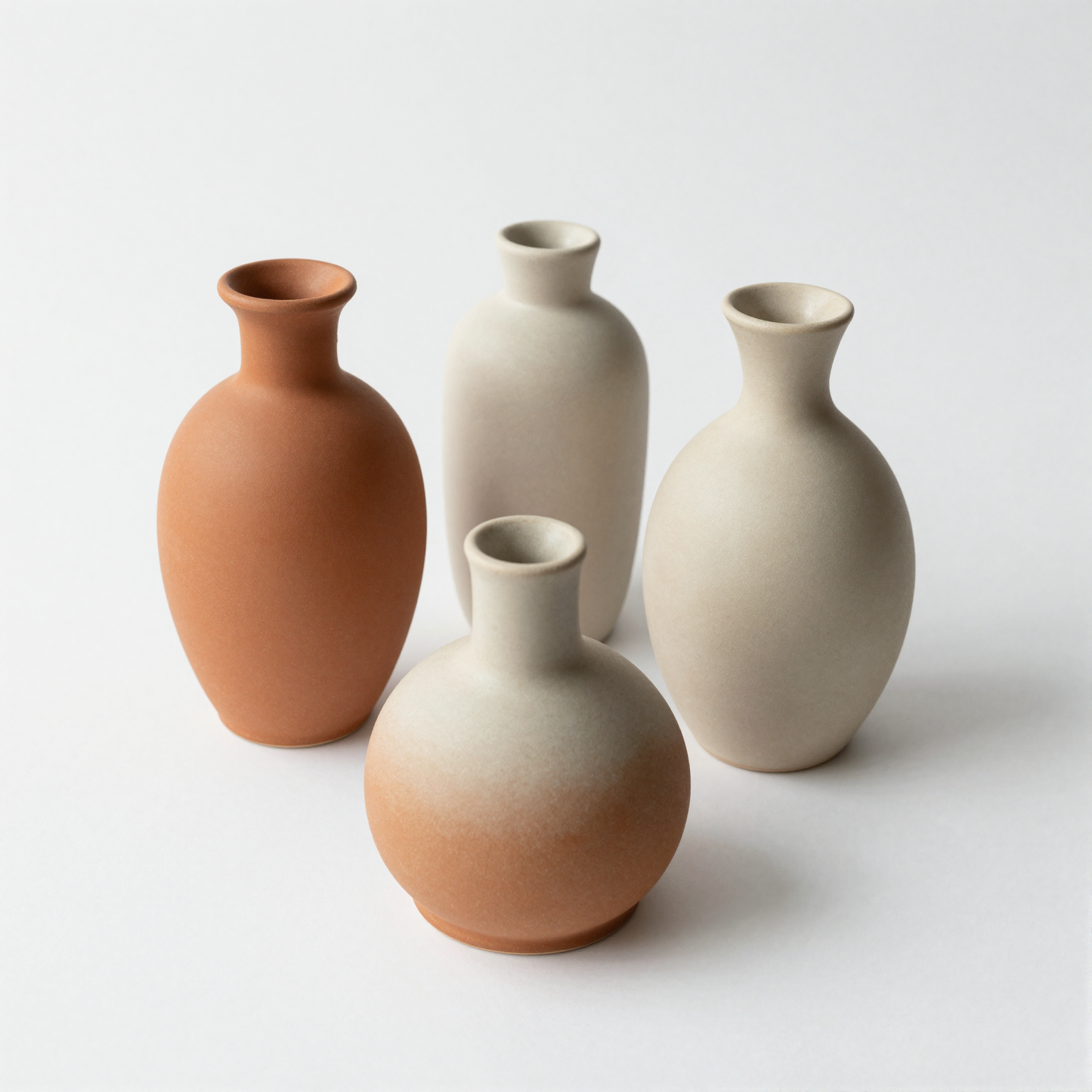 Ceramic Bud Vase Set of 3