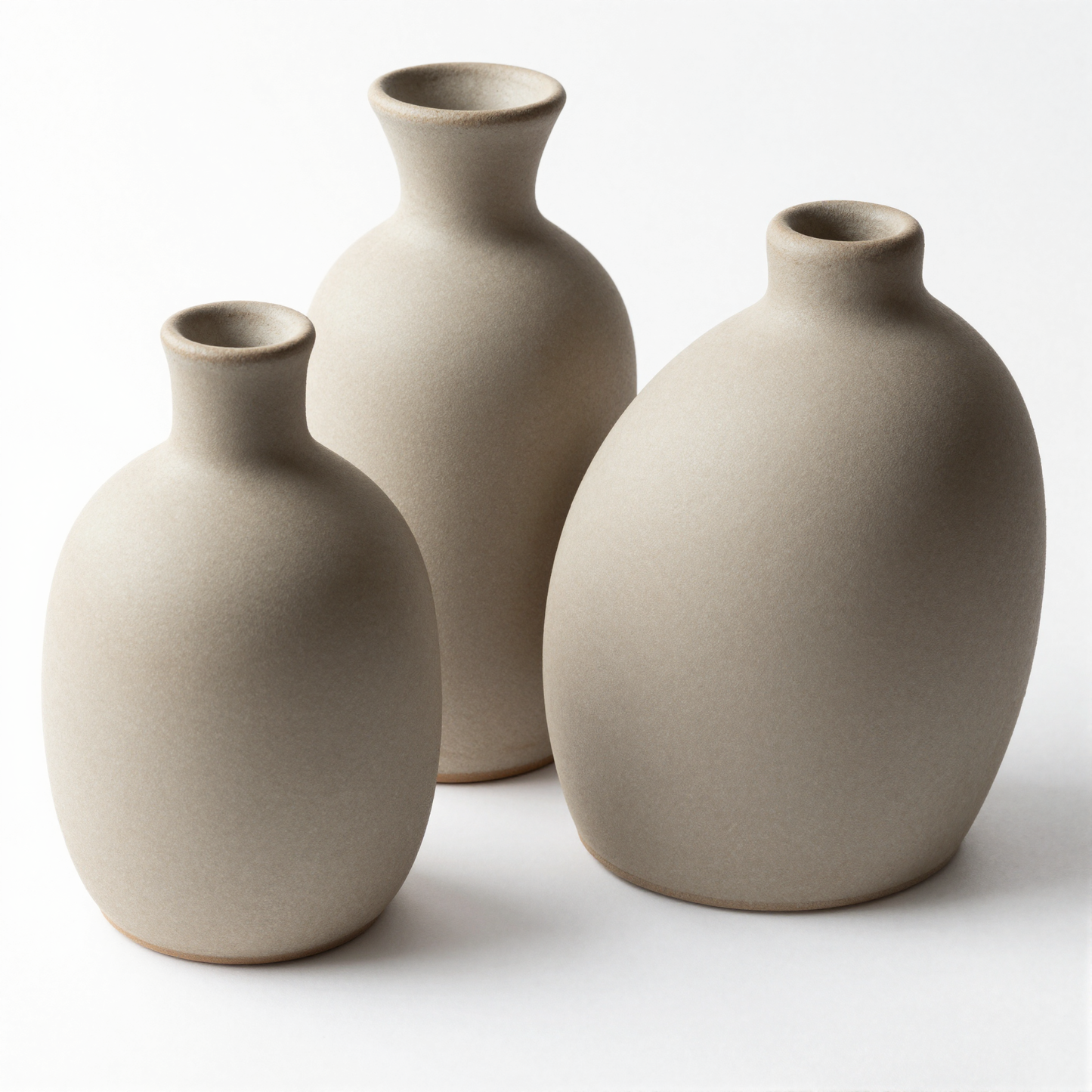Ceramic Bud Vase Set grouped