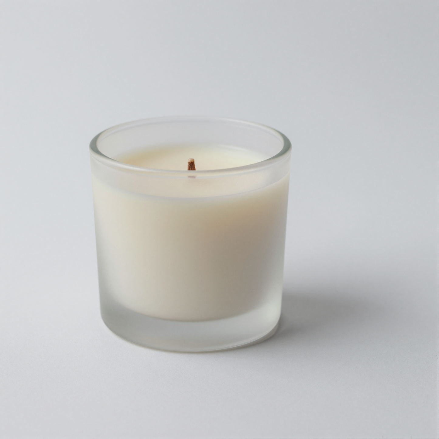 Scented Soy Candle frosted