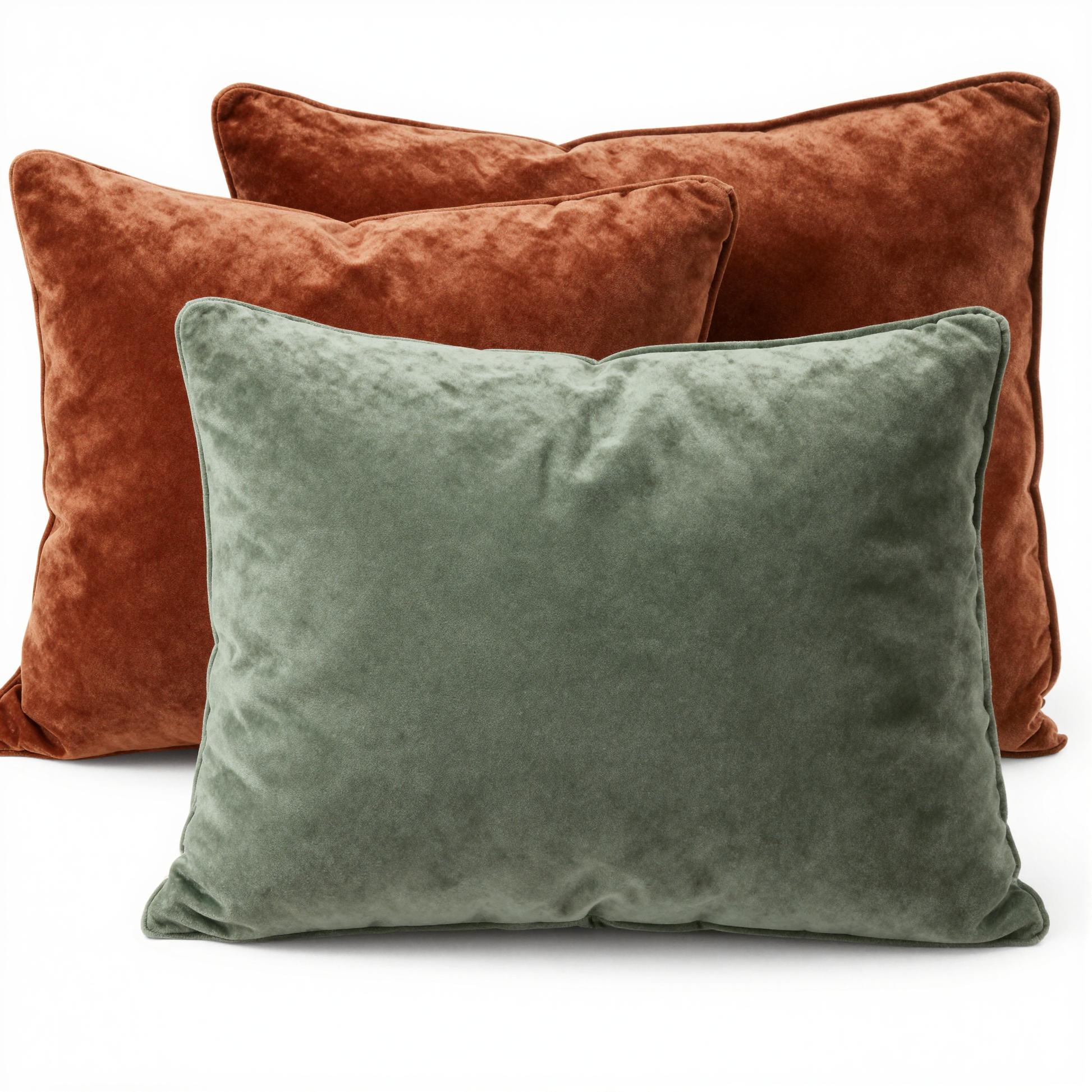 Velvet Cushion Covers stacked